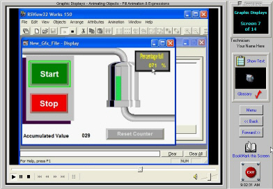 RSView32 HMI Training Software (Certificate course)